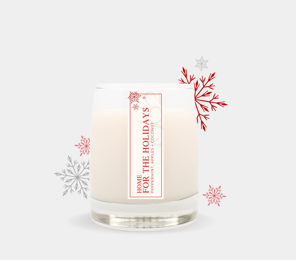 Home for the Holidays (8.5oz) - Notes: Winter Apples, Peppermint, Coconut Milk, Holiday Spices