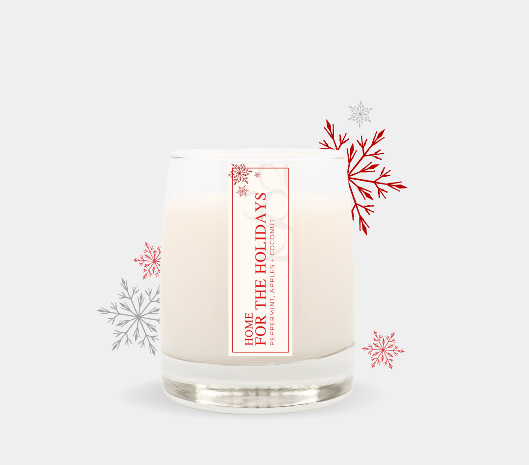 Home for the Holidays (8.5oz) - Notes: Winter Apples, Peppermint, Coconut Milk, Holiday Spices