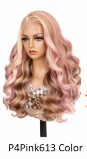 Copper Ginger Loose Body Wave Light 3D Cap C Part Glueless 24' Mini Knots Pre-plucked Brazilian Lace Wig