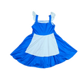 Blue Belle Milk Silk Dress