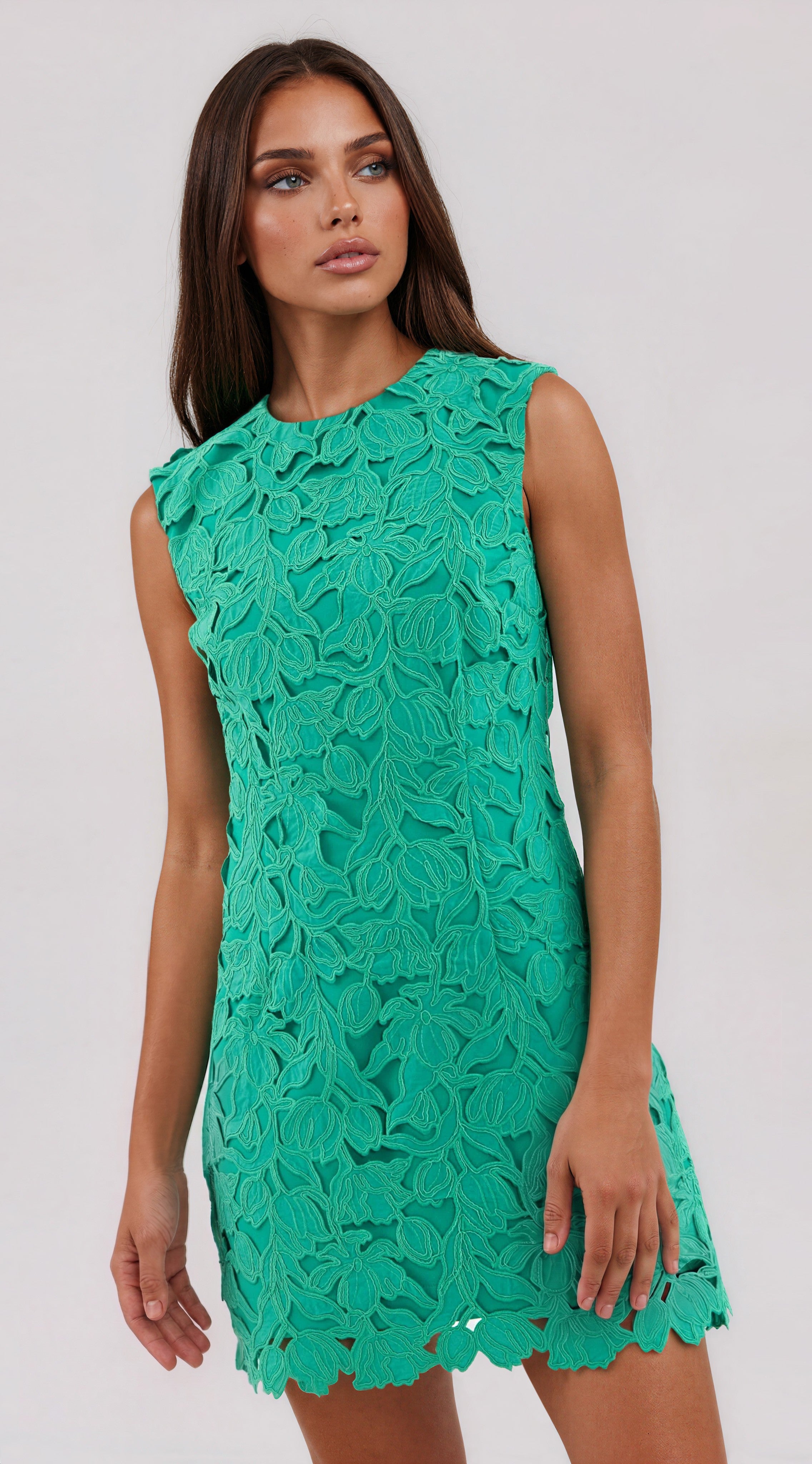 Eden Mini Dress – Green