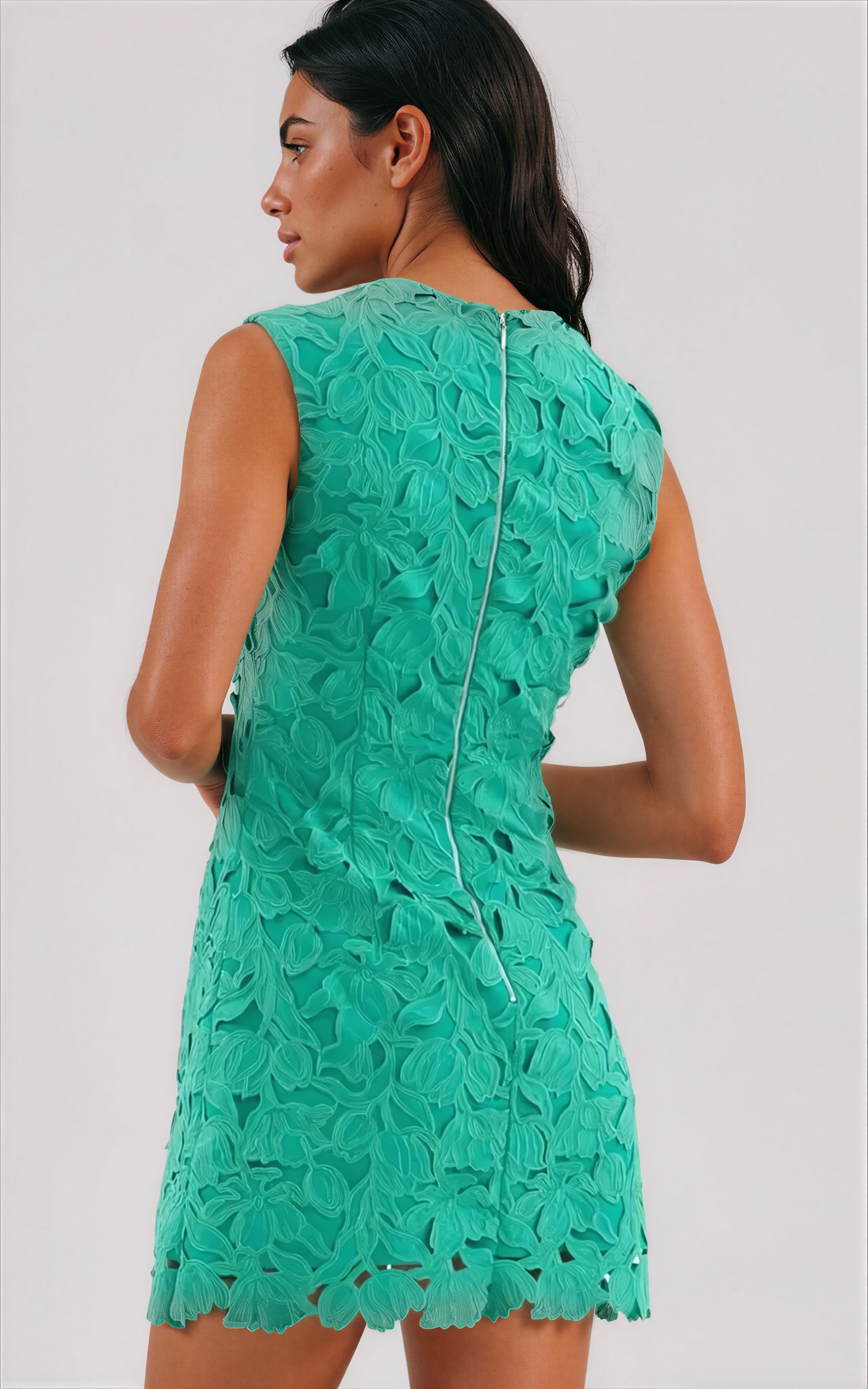 Eden Mini Dress – Green