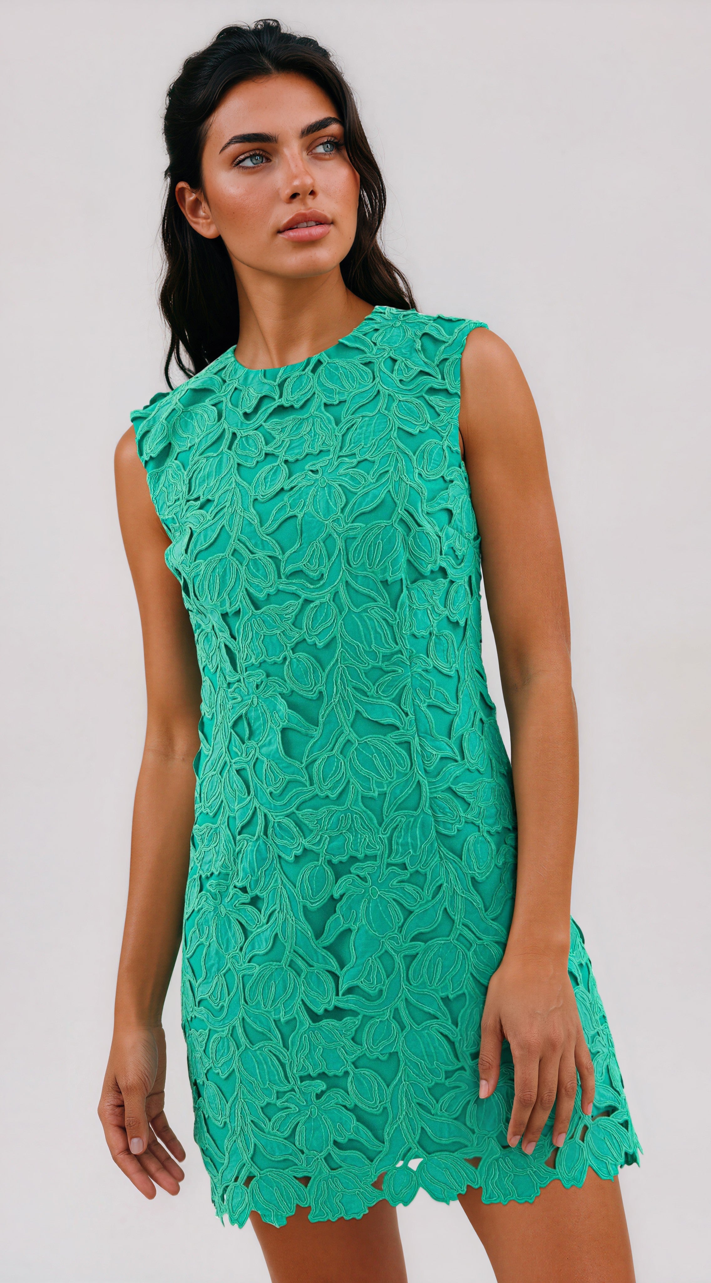 Eden Mini Dress – Green
