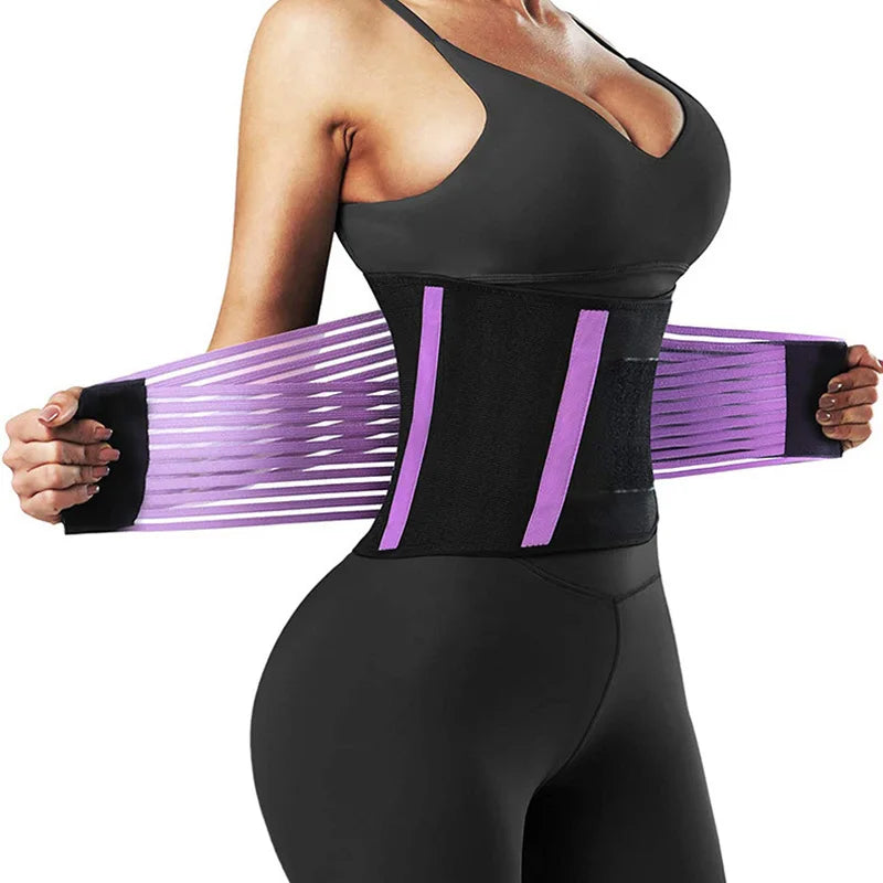 Women’s Waist Trainer Belt – Elastic Slimming Body Shaper for Fitness and Workouts