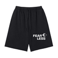 FearLessLi Scattered Edge Vintage Washed Short