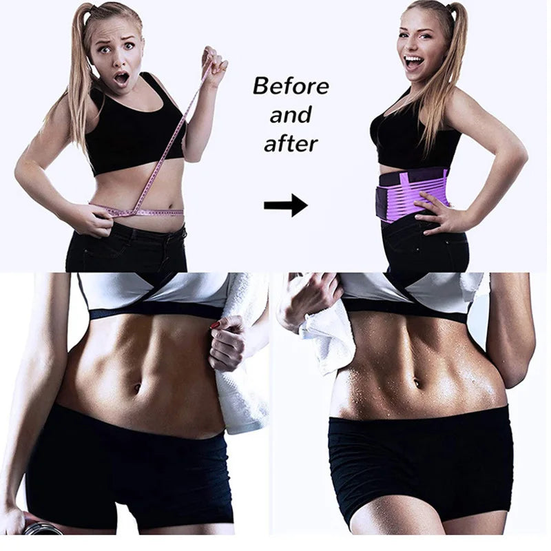 Women’s Waist Trainer Belt – Elastic Slimming Body Shaper for Fitness and Workouts