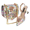 New Ladies Heels And Matching Bag Set EDNBG54