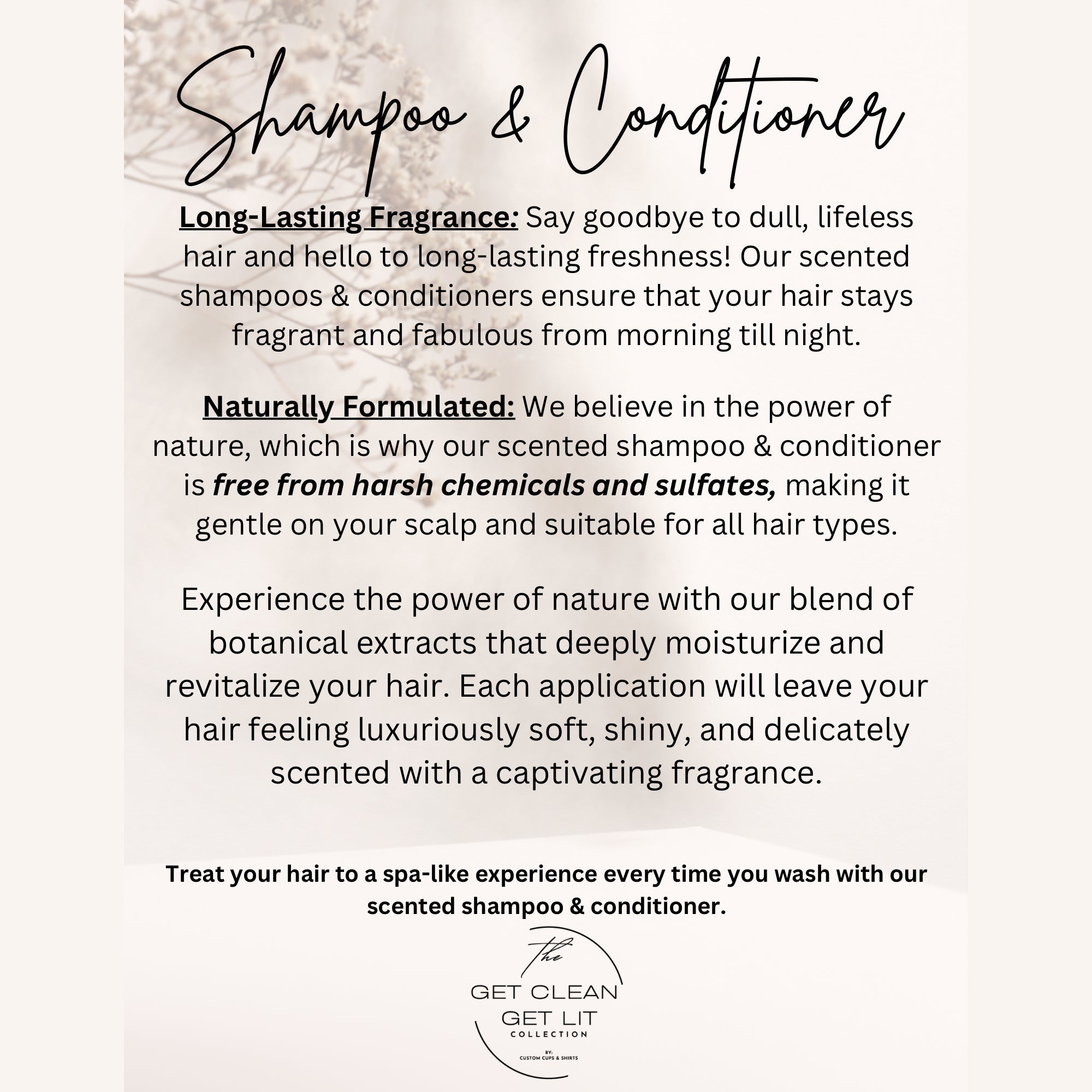Volcano Shampoo or Conditioner