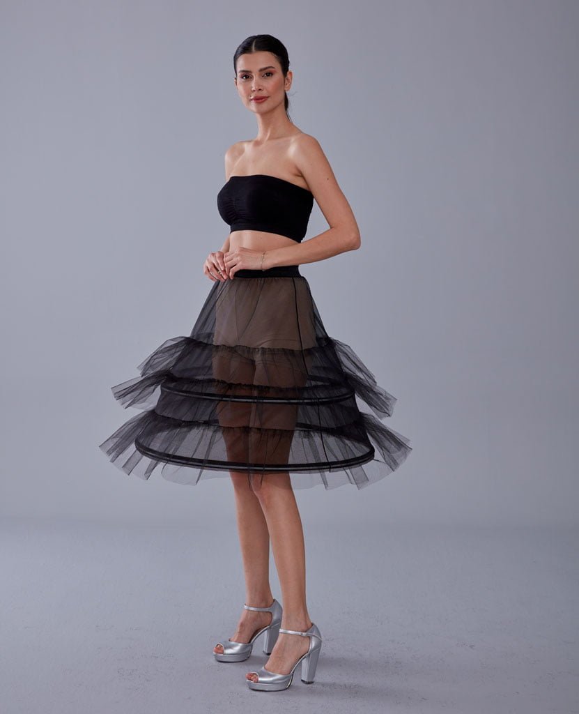 Black Petticoat Skirt