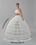 Hoop Skirt ,Wedding Dress Underskirt, White Petticoat Skirt