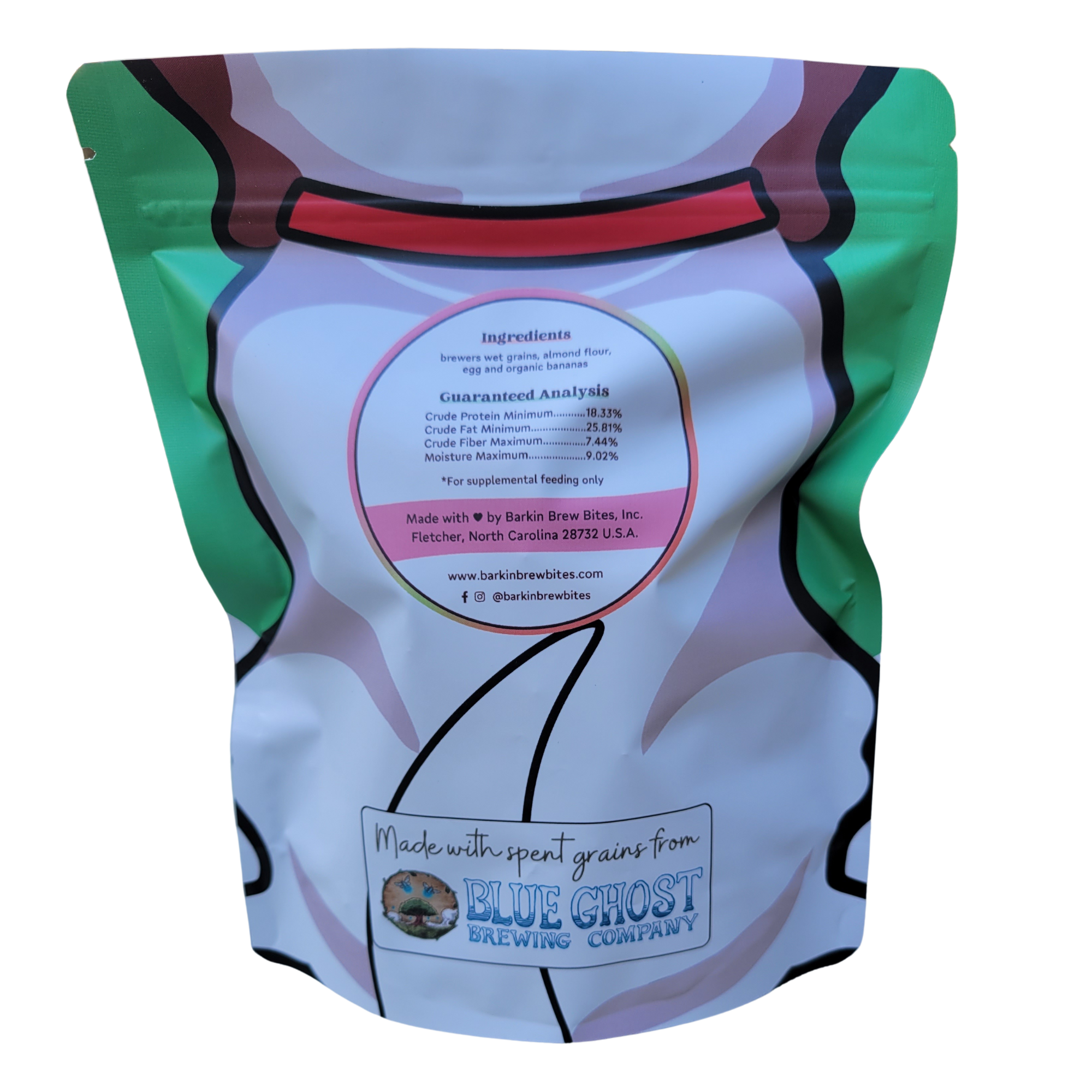 Banana Dog Treats for Sensitive Stomachs - 8 oz Bag