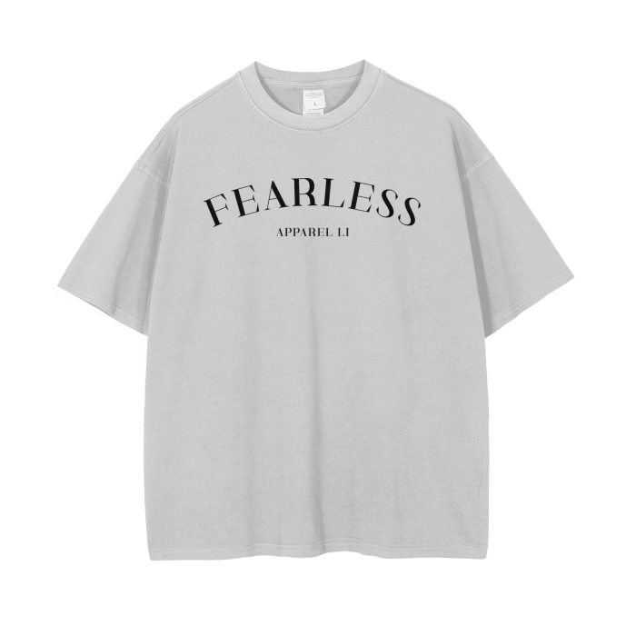 FearLessLI Mother Mary Vintage Wash Drop Shoulder T-Shirt