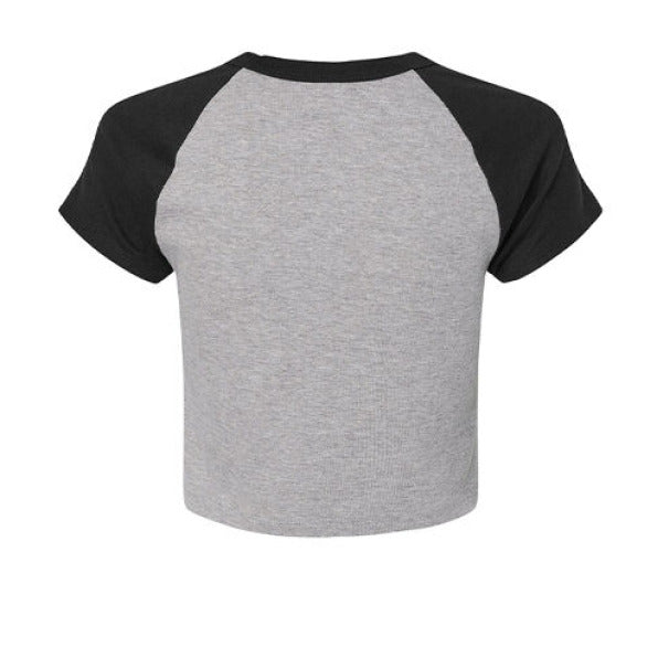 Alabama Heart Raglan Micro Ribbed Baby Tee