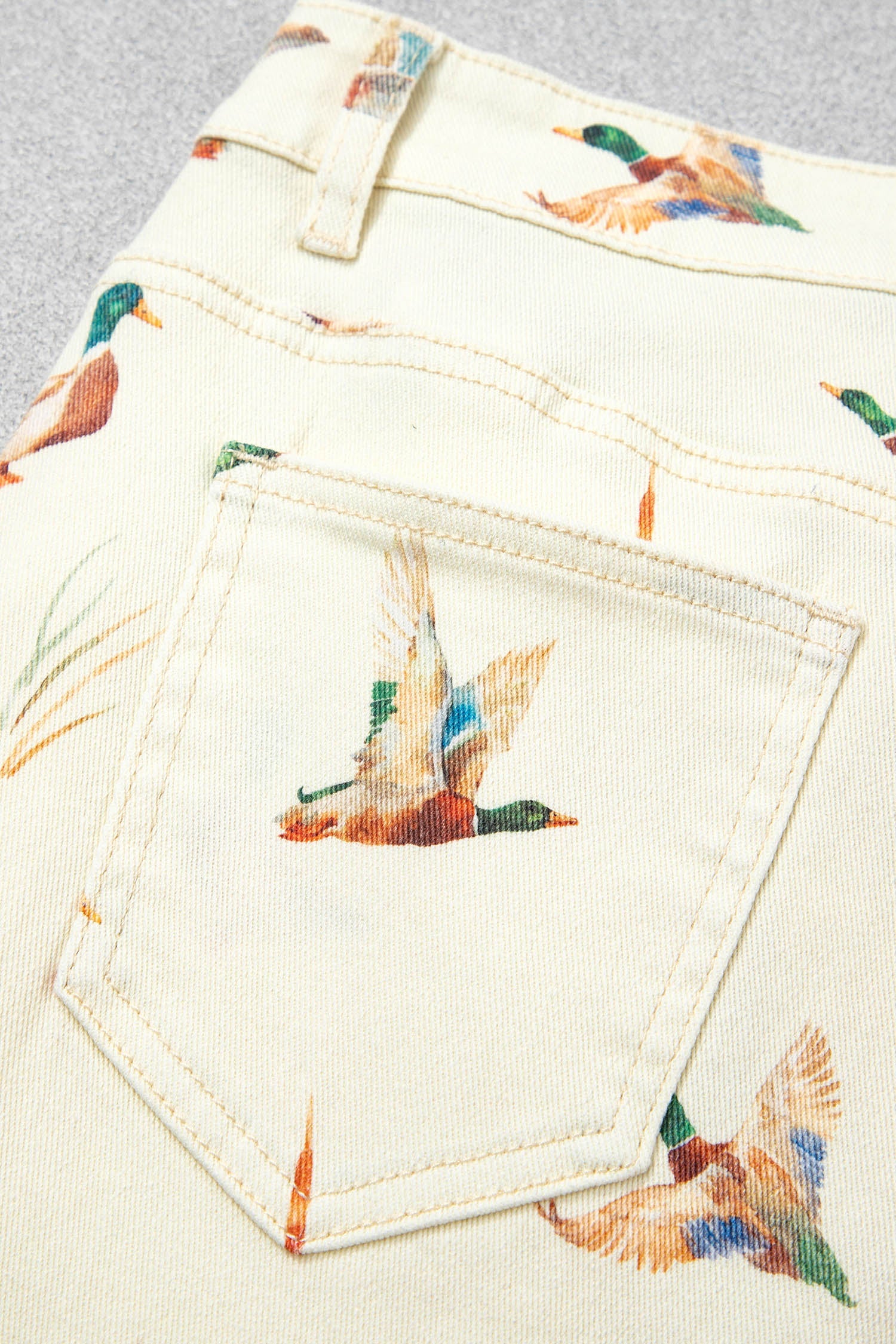 Western Mallard Cuffed Hem Shift Jeans