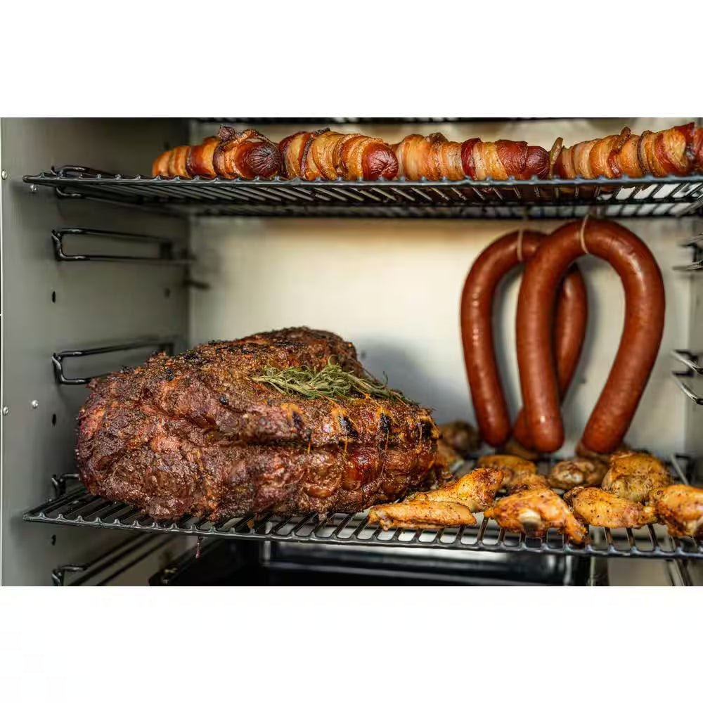 Pellet Grill Smoker – Outdoor BBQ Grill with Vertical Smoker Design