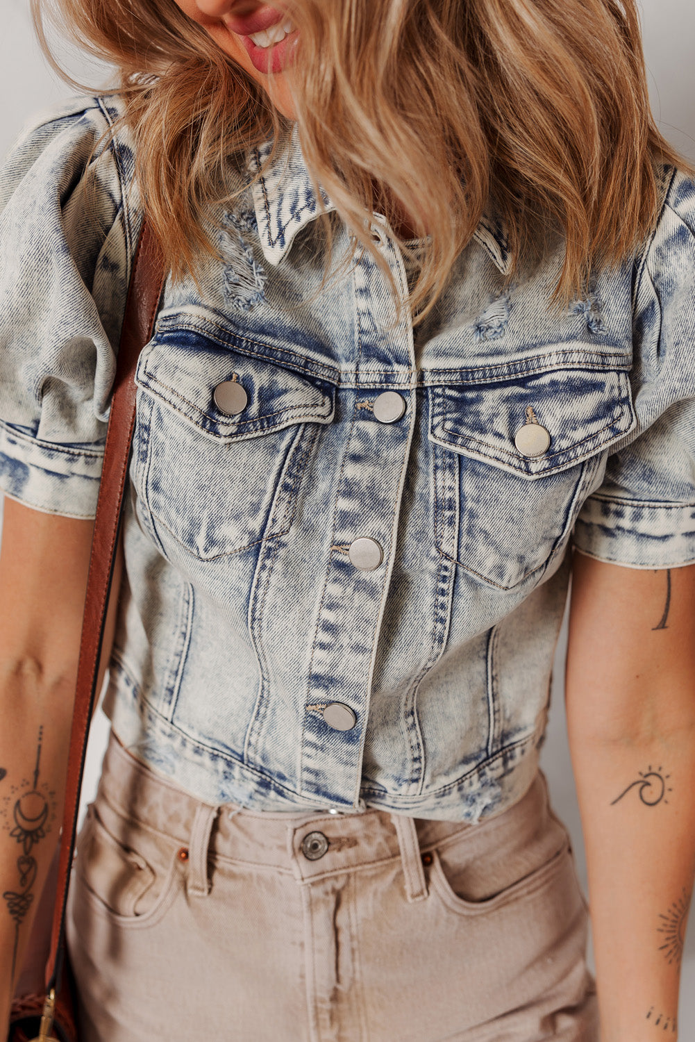 Eleanor Chest Puff Sleeve Jacket