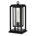 Republic Black Outdoor Wall Lantern with Single Light Fixture