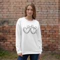 Customizable: Black Heart Locket Sweatshirt