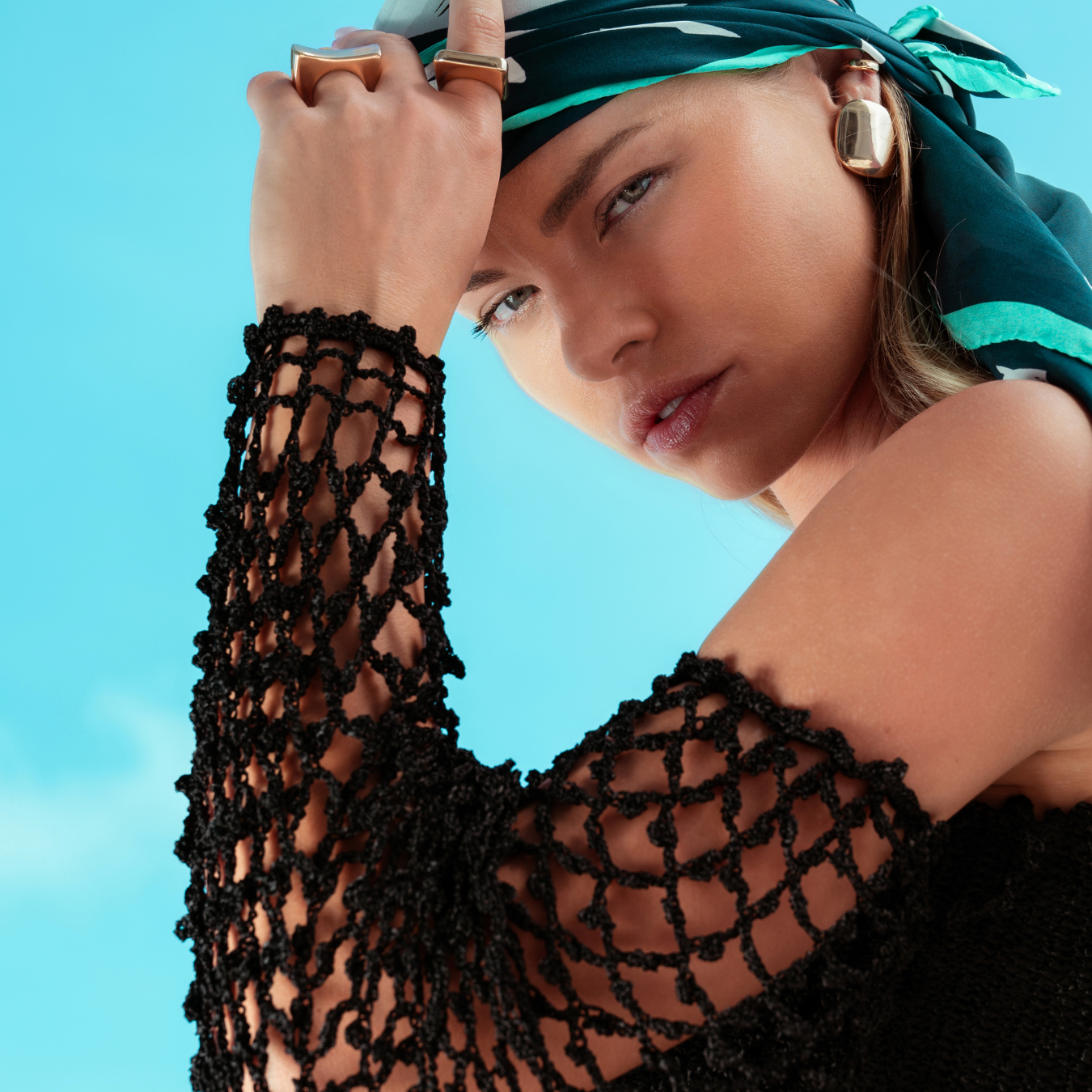 Anne Geometric Gold Ear Cuff