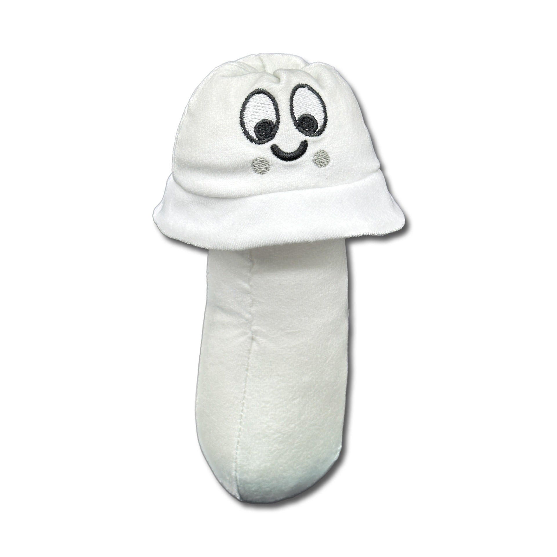 APE Kawaii Mushroom Plushie – Limited Edition Albino Penis Envy Mycology Plush | 4 Face Reactions