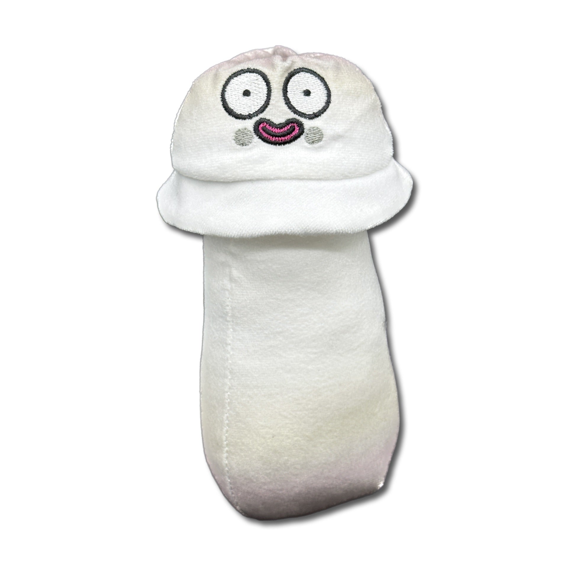 APE Kawaii Mushroom Plushie – Limited Edition Albino Penis Envy Mycology Plush | 4 Face Reactions