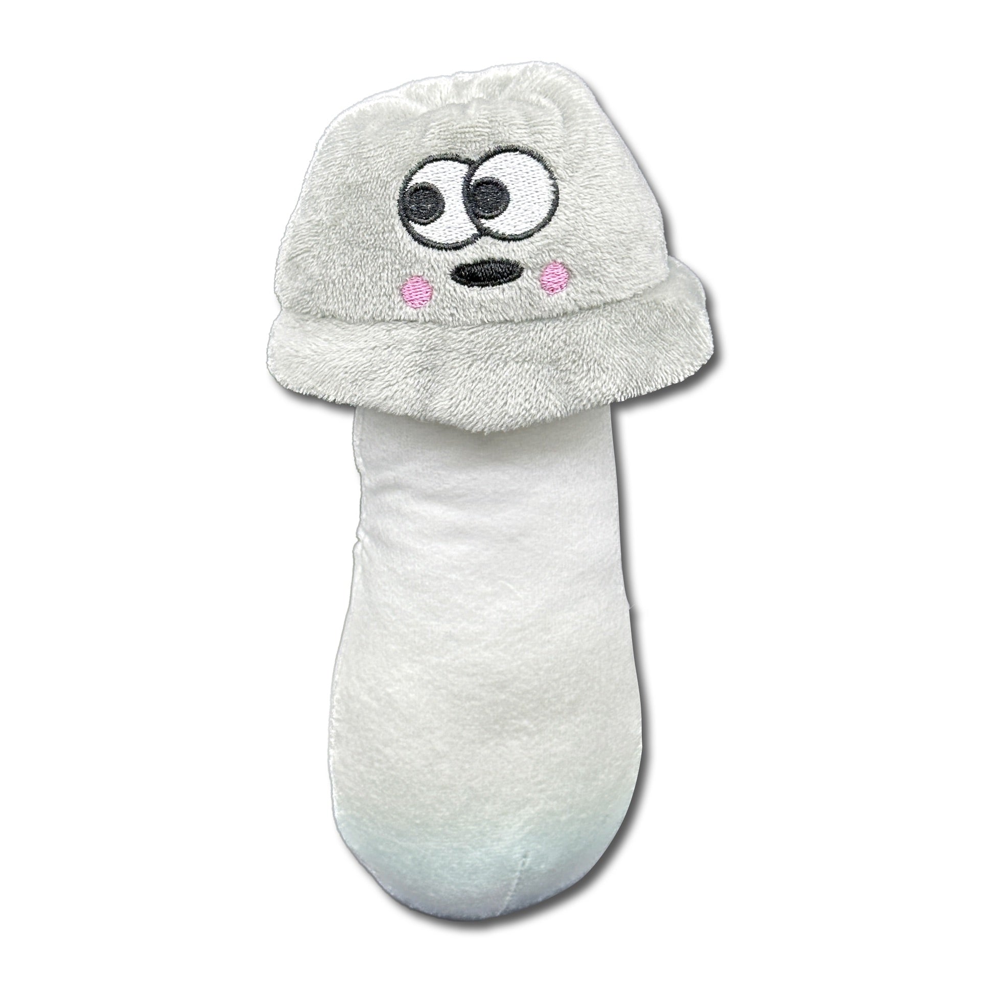 APE Kawaii Mushroom Plushie – Limited Edition Albino Penis Envy Mycology Plush | 4 Face Reactions