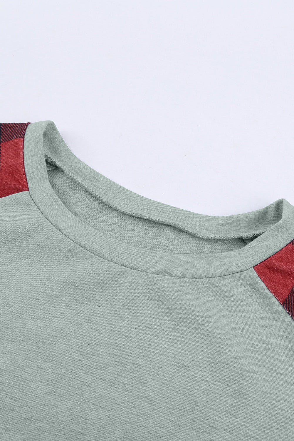 Aria Plaid Long Sleeve Sweatshirt