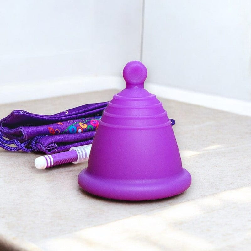 Low Cervix MeLuna Menstrual Cup -Me Luna- Ball Handle, Shorty, Classic
