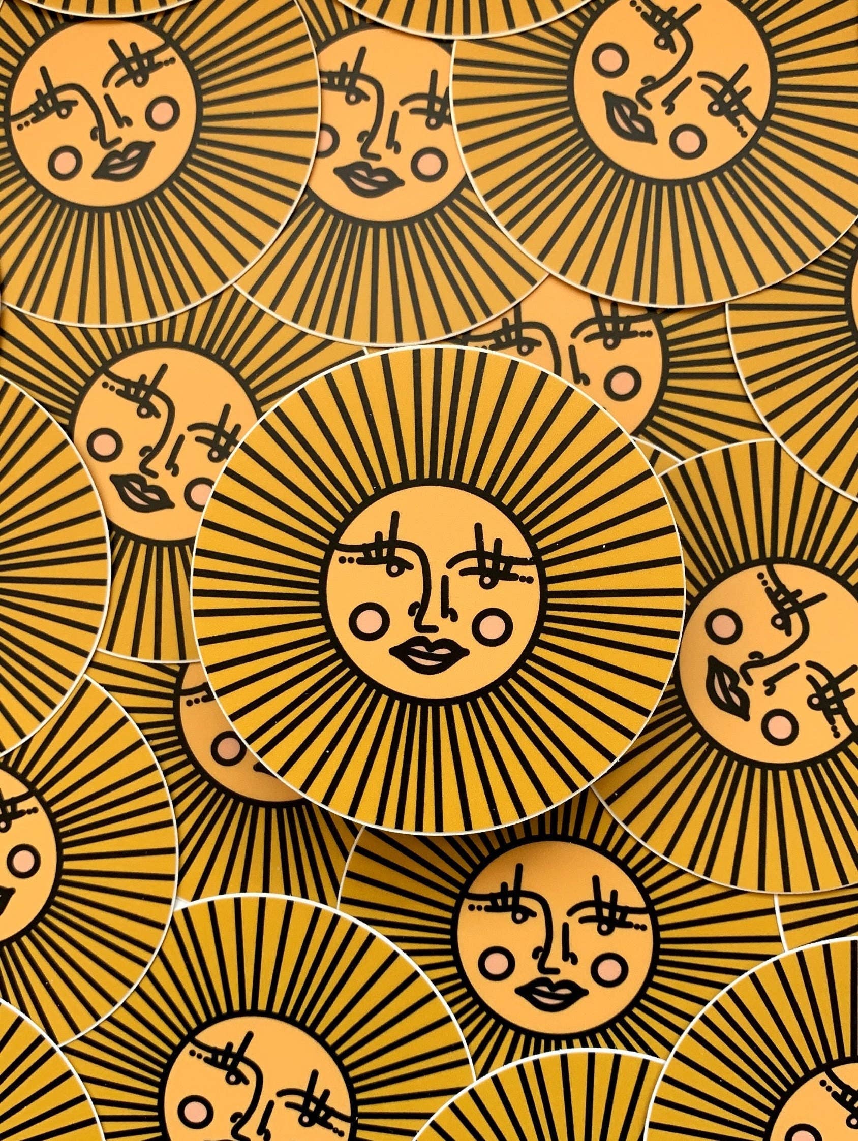 Sunshine Sun - Vinyl Sticker