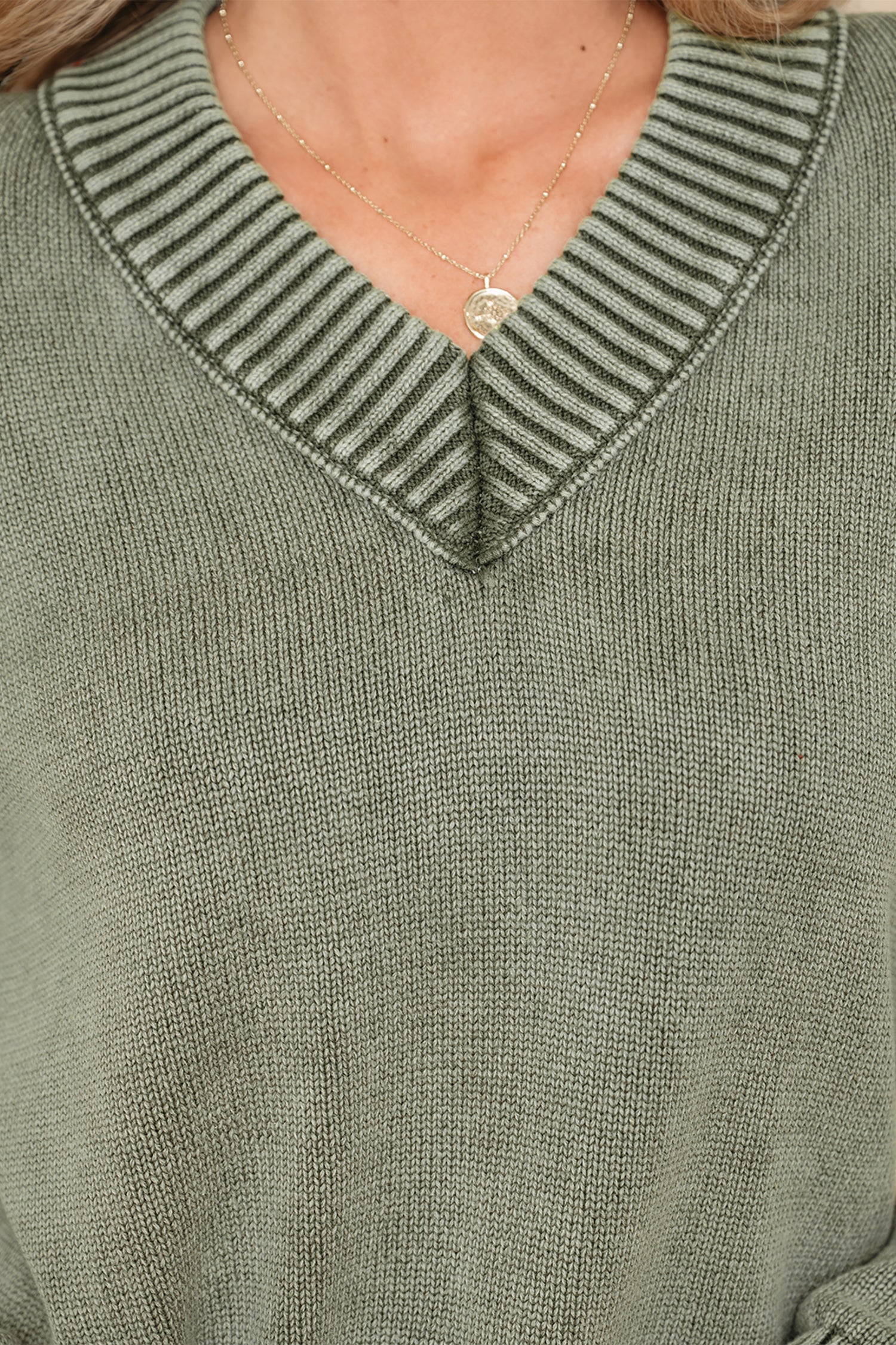 Alma Drop Shoulder Loose Sweater