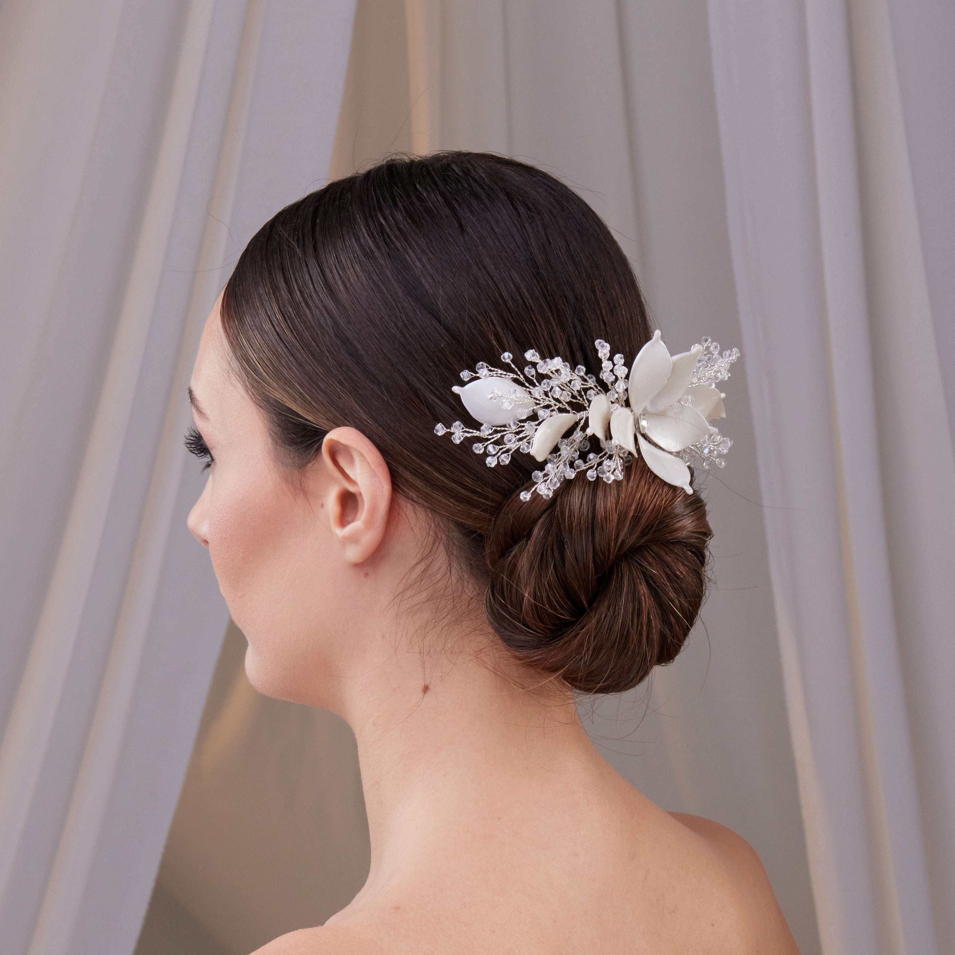 Flower Bridal Hair Comb