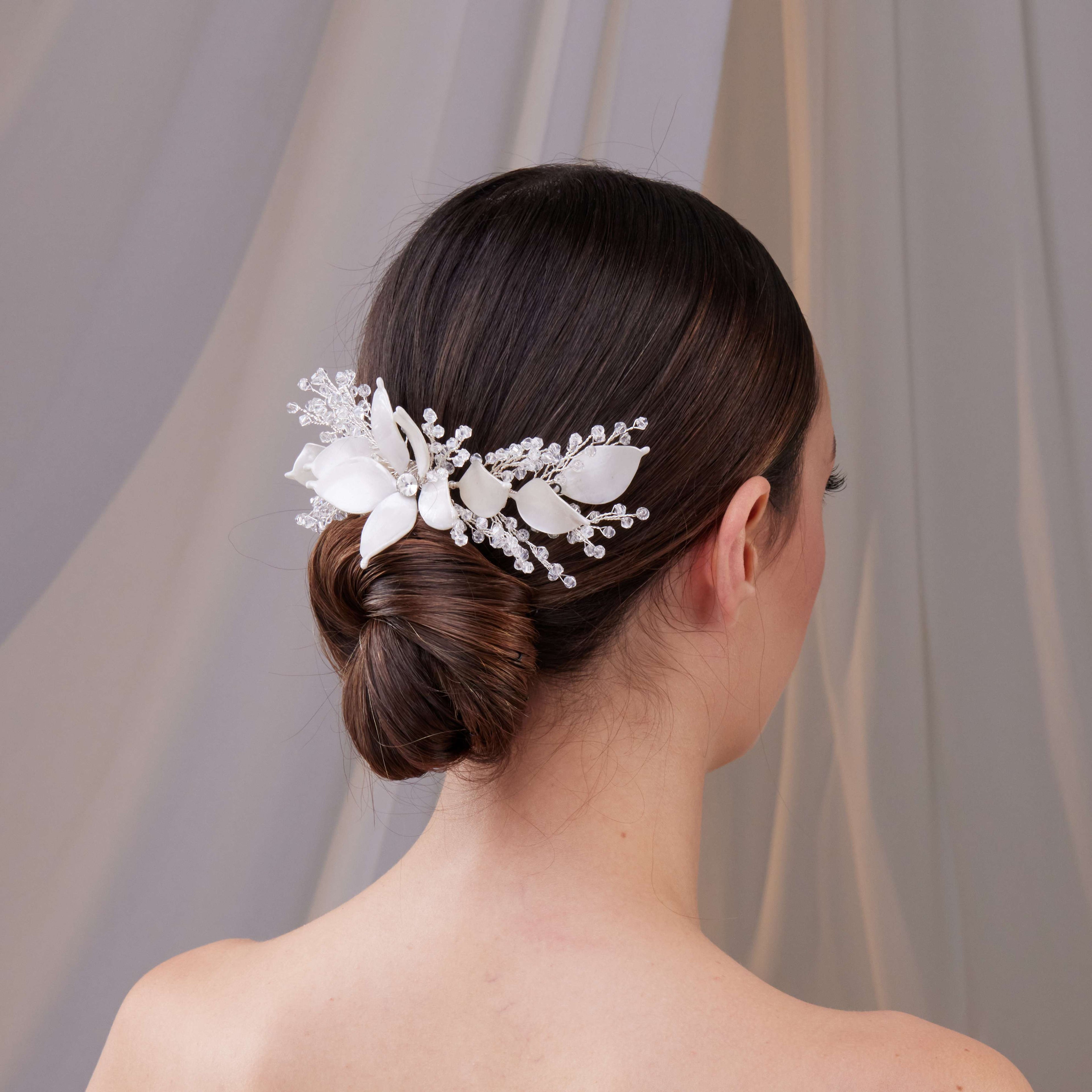 Flower Bridal Hair Comb