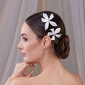 Two-Piece Resin Flower Hair Pin Set