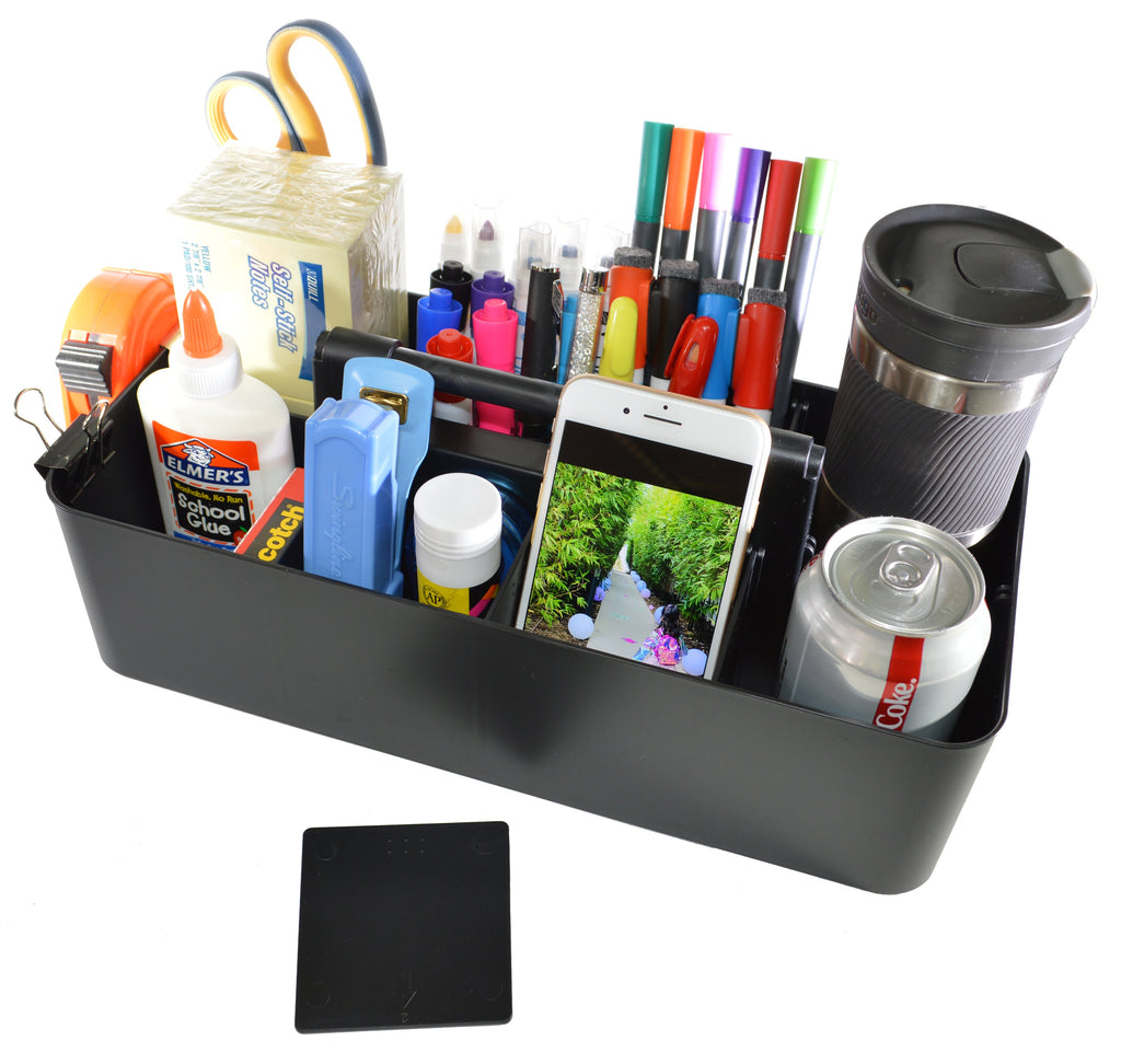 Enjoy Organizer  3 Pack, Large Plastic Storage Caddy with Handles Made in USA