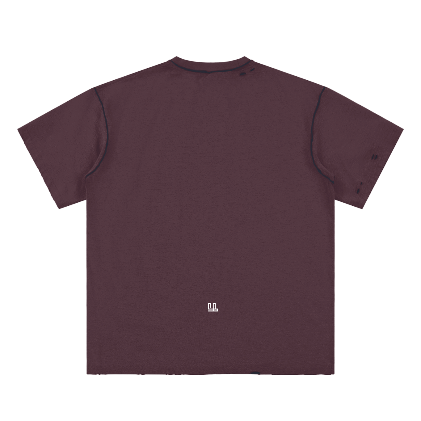 Fearless Apparel Line Hand-frayed Reversible T-shirt