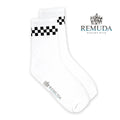 Checkered Adult Unisex Western Crew Socks