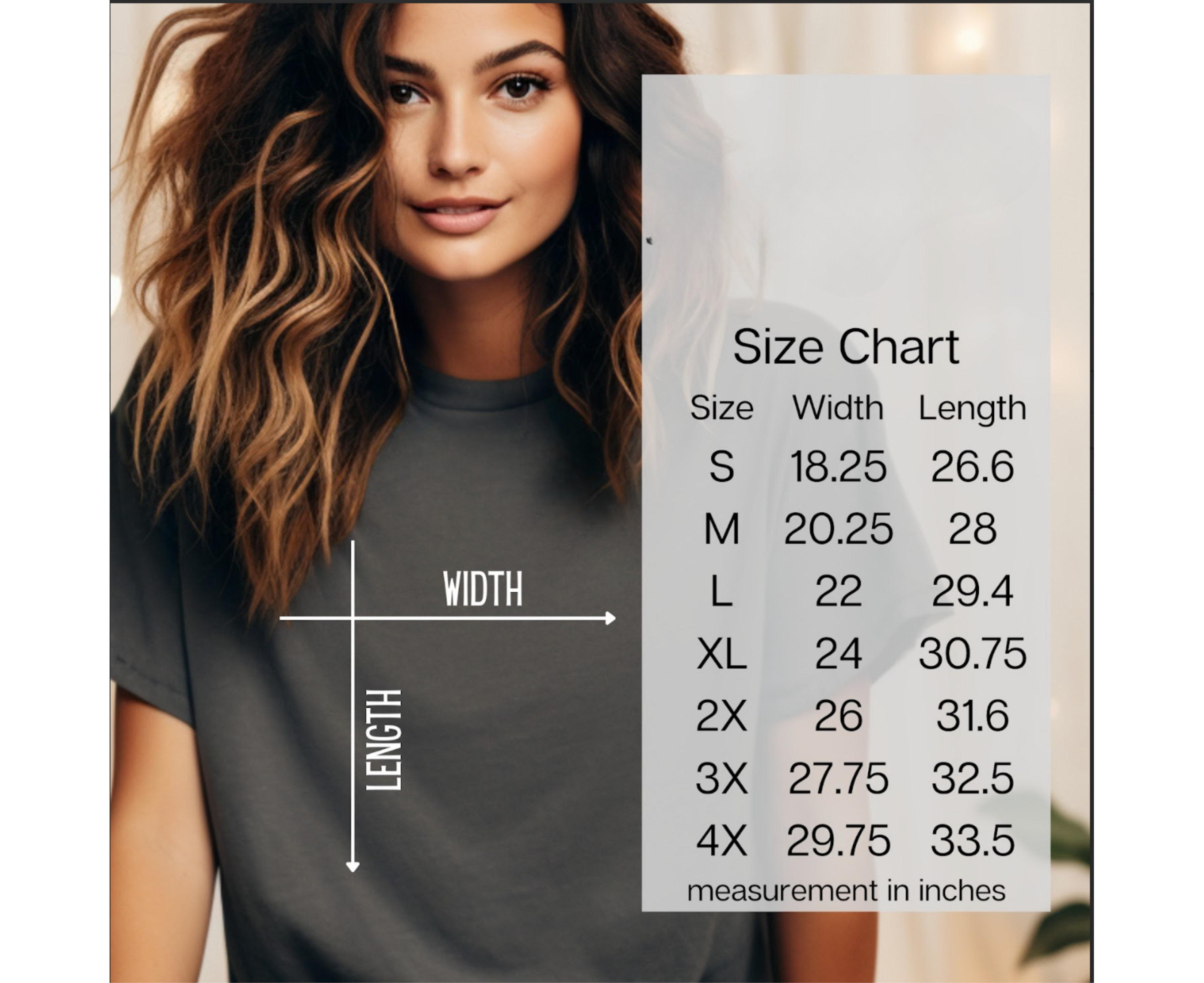 Customizable: Gold and Black Gingham Tri-Star Tee