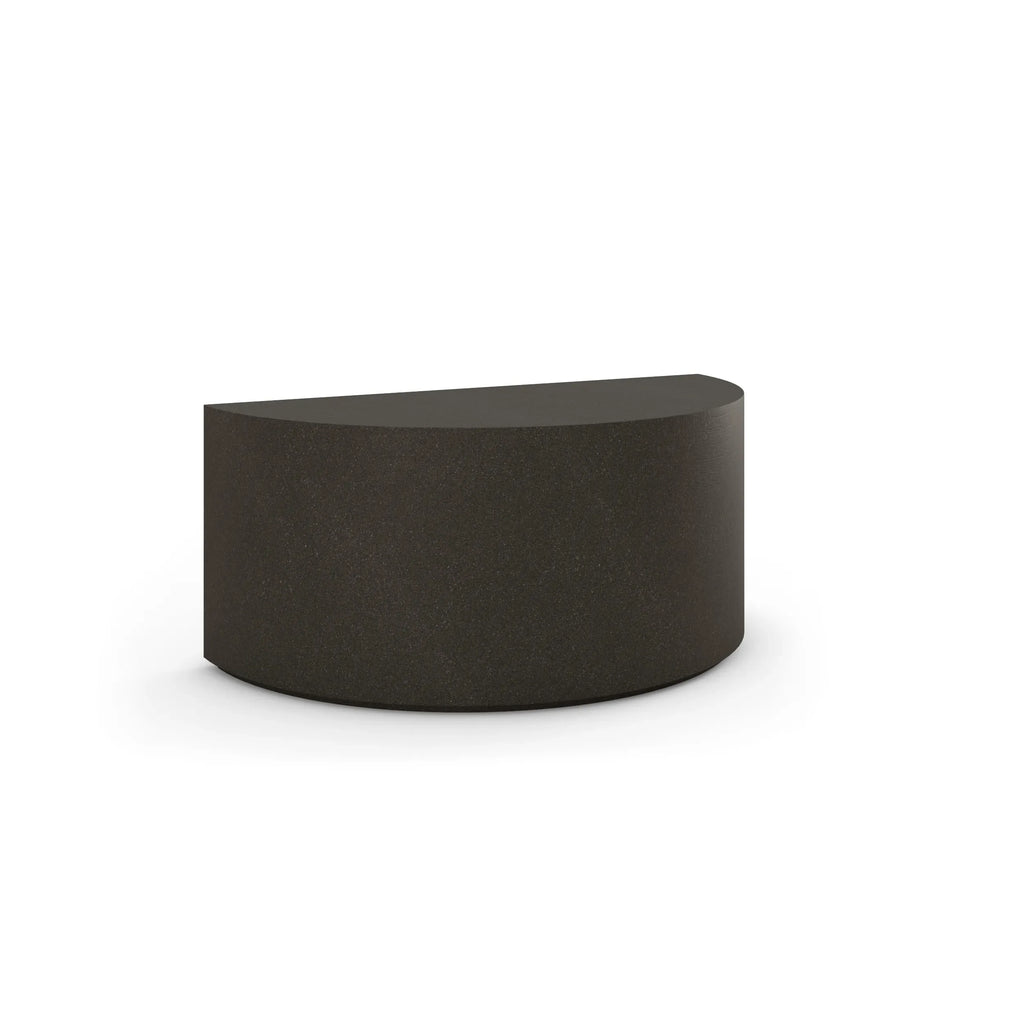 Concrete Coffee Table - 54" Half Circle