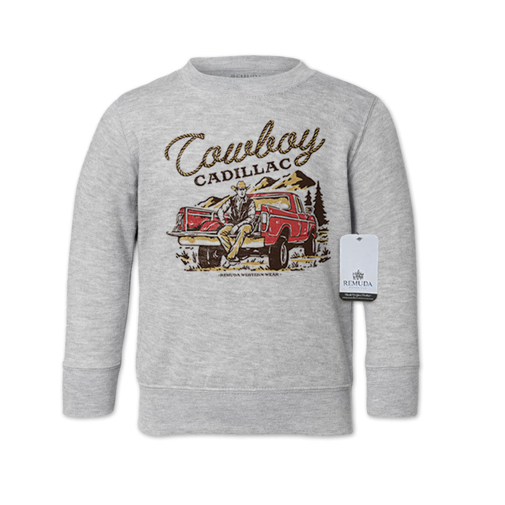 Cowboy Cadillac - Western Toddler Sweatshirt