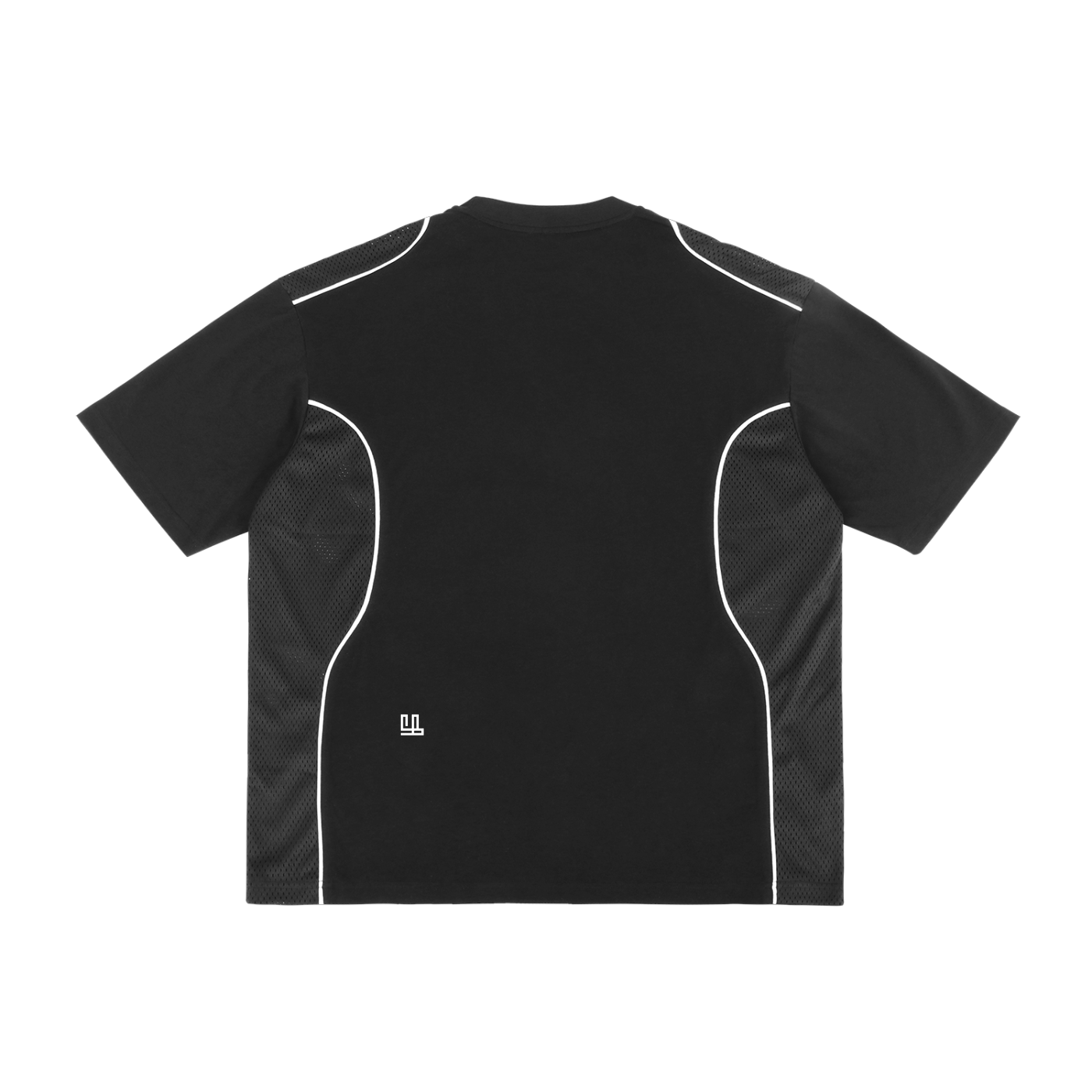 Fearless Apparel Line Contrast Piped Panel T-Shirt