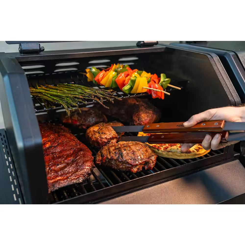 Oakford 1150 Pro Grill Smoker Combo, 3 Burner Gas + Offset Charcoal Smoker