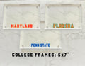 Fully Customizable 5x7” Acrylic High School or College Magnetic Frame – Custom School Name Display, Graduation Gift, Dorm Decor