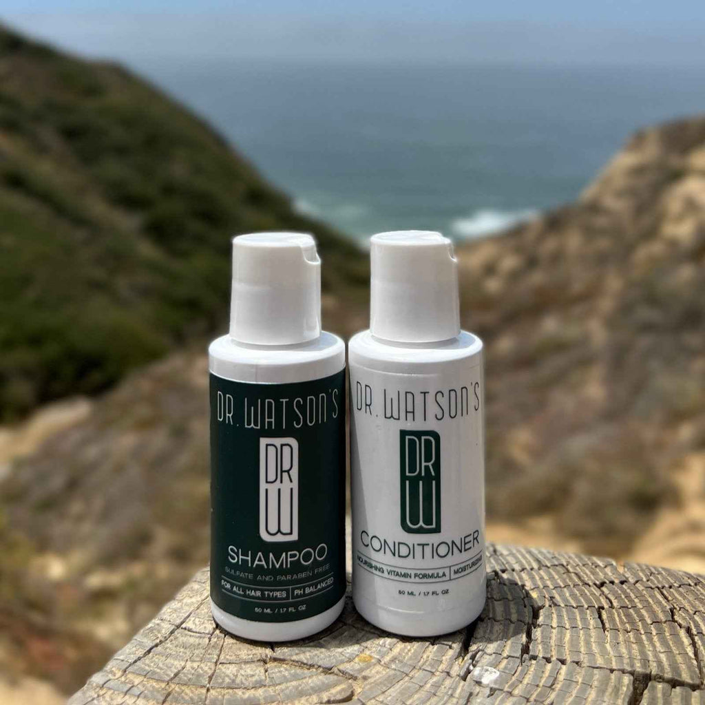 Dr. Watson's | Essential Shampoo & Conditioner Sample Pack | The Original | 2 Oz Each
