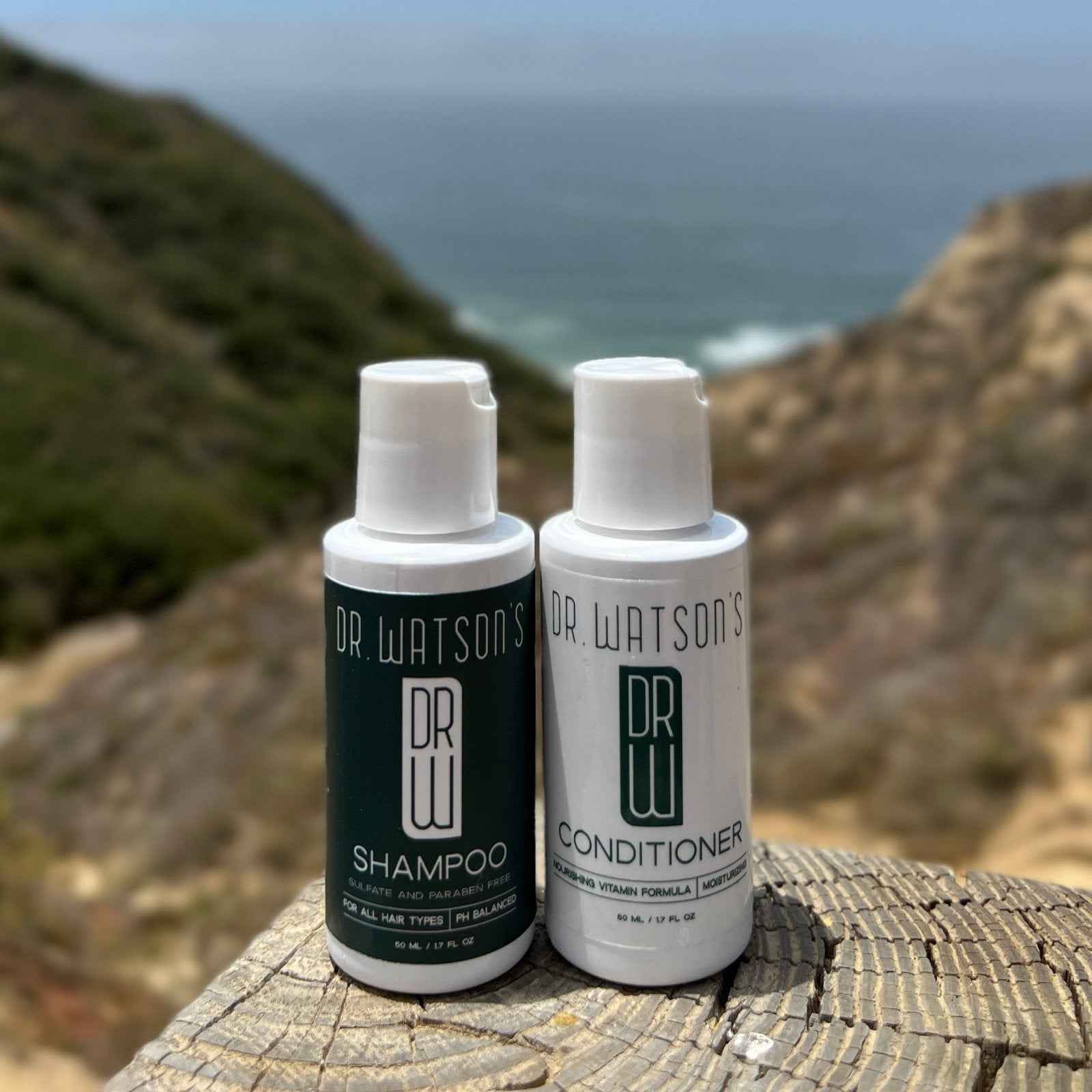 Dr. Watson's | Essential Shampoo & Conditioner Sample Pack | The Original | 2 Oz Each