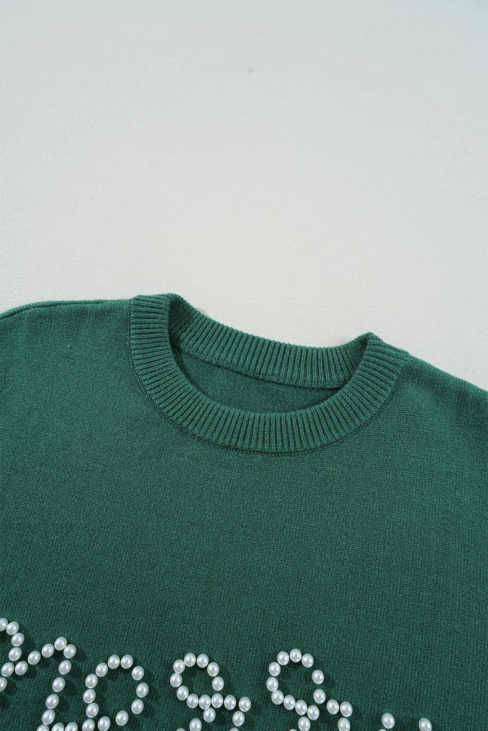 Aria Beaded Merry Casual Sweater