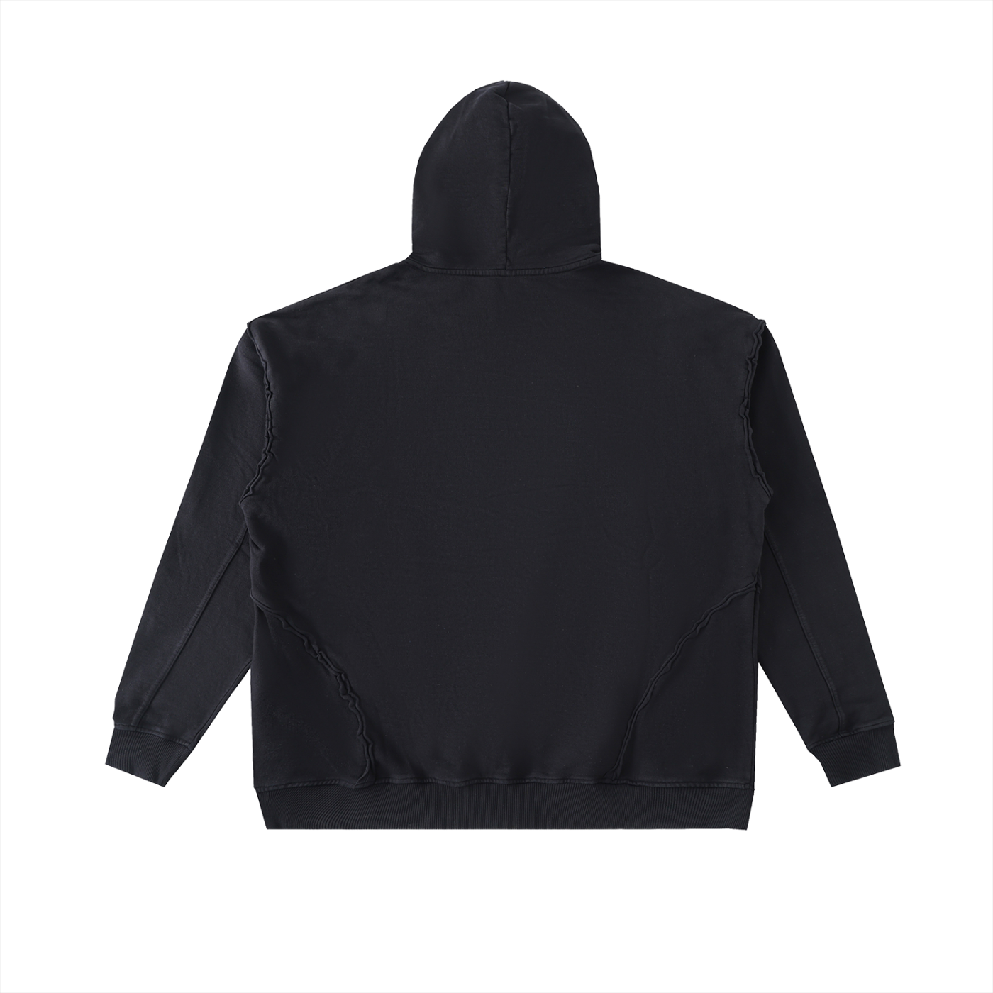 Fearless Apparel Raw-Seam Enzyme Washed Hoodie – 100% Cotton Heavyweight Streetwear