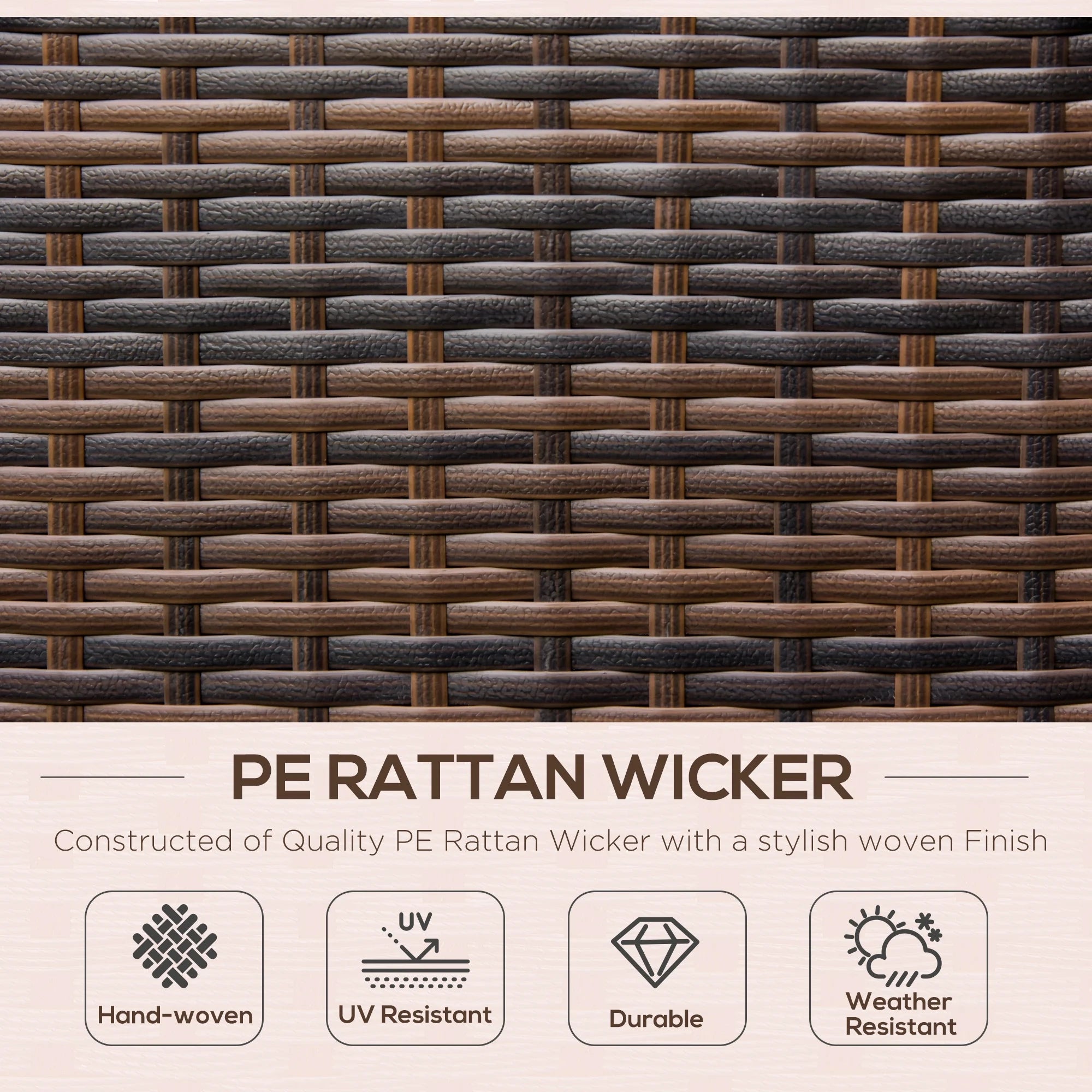 Outdoor Wicker Swivel Recliner Chair with Footrest