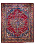 Elegant Mint Vintage 1960's Hand Knotted Veggie Dye Khorasan Area Rug 9’7” x 12’9”
