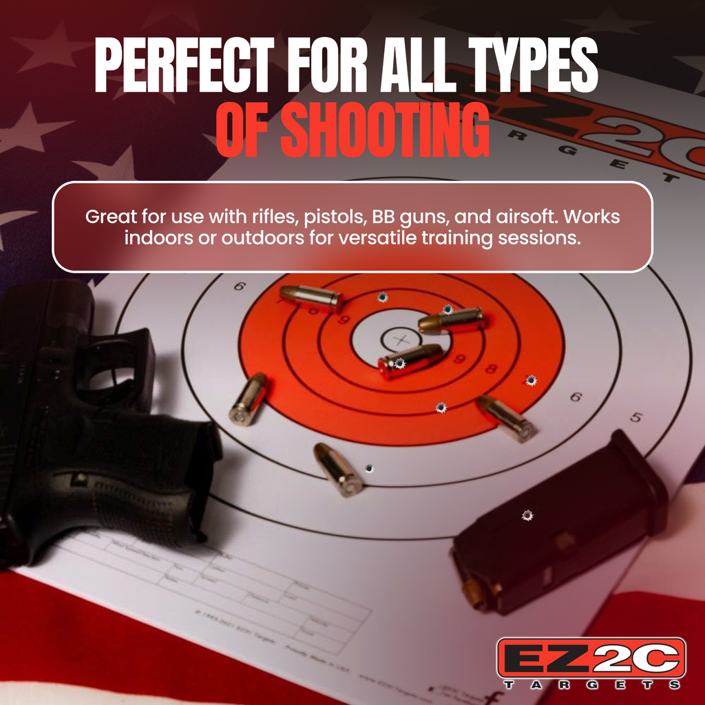 EZ2C Targets #12: Paper Shooting Targets for B16 11"x17" USA MADE