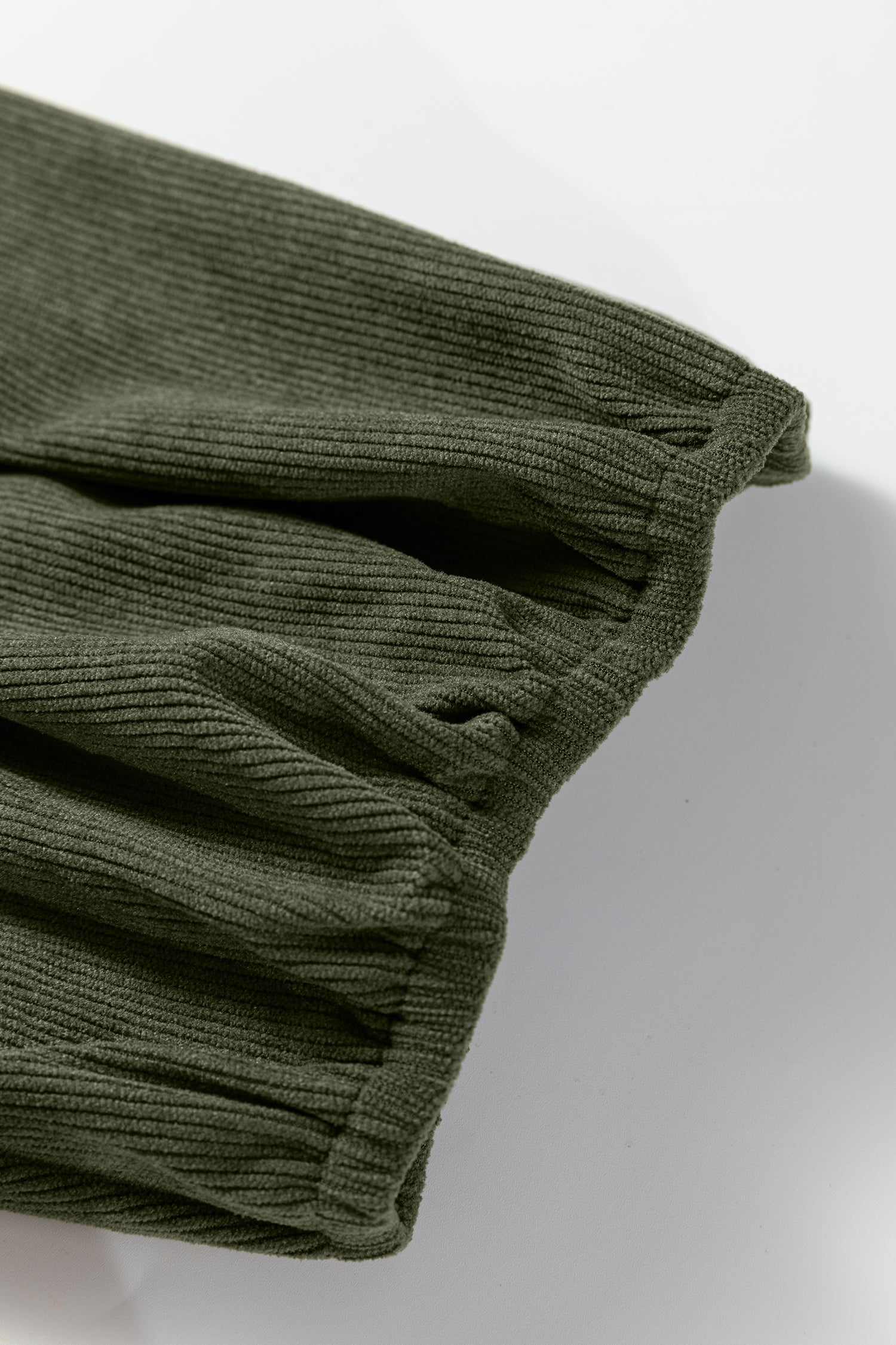 Michelle Pleated Corduroy Mini Dress